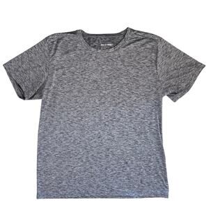 Real Essentials T-Shirt Short Sleeve Shirt Athleisure Tee Crew Neck Gray Size XL